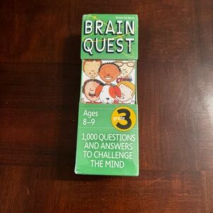 Grade 3 Brainquest Brain Quest Card Learning Game Ages 8 - 9 New Sealed